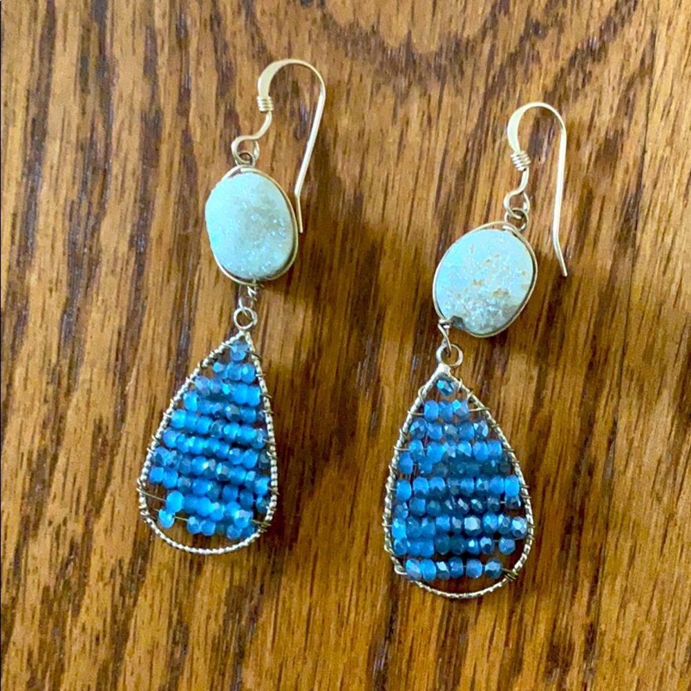 Bella U Beautiful Stone Drop Earring